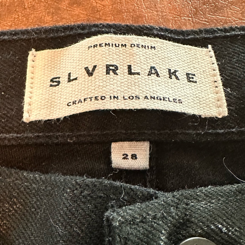 Silver Lake Black coated jeans size 28